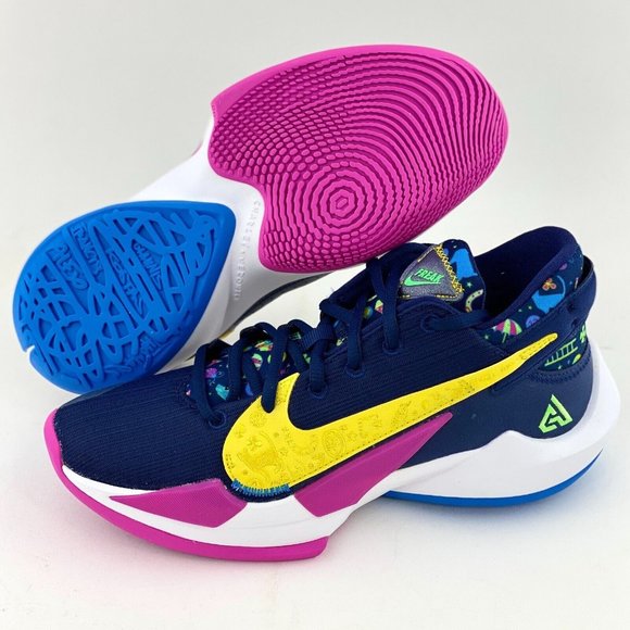 Nike Zoom Freak 2 Superstitious Men's Basketball Shoes Sneakers Navy - Picture 2 of 12